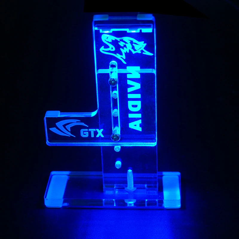 DIY External led graphics card Holder Graphics Cards Stand Mounting bracket Suitable for GTX 1080 1030 1050ti Companion Support 