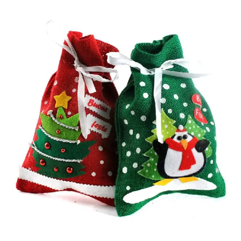 

Funny Christmas Candy Pouch Christmas Gift Bag - 2 pcs/set (Random Color)