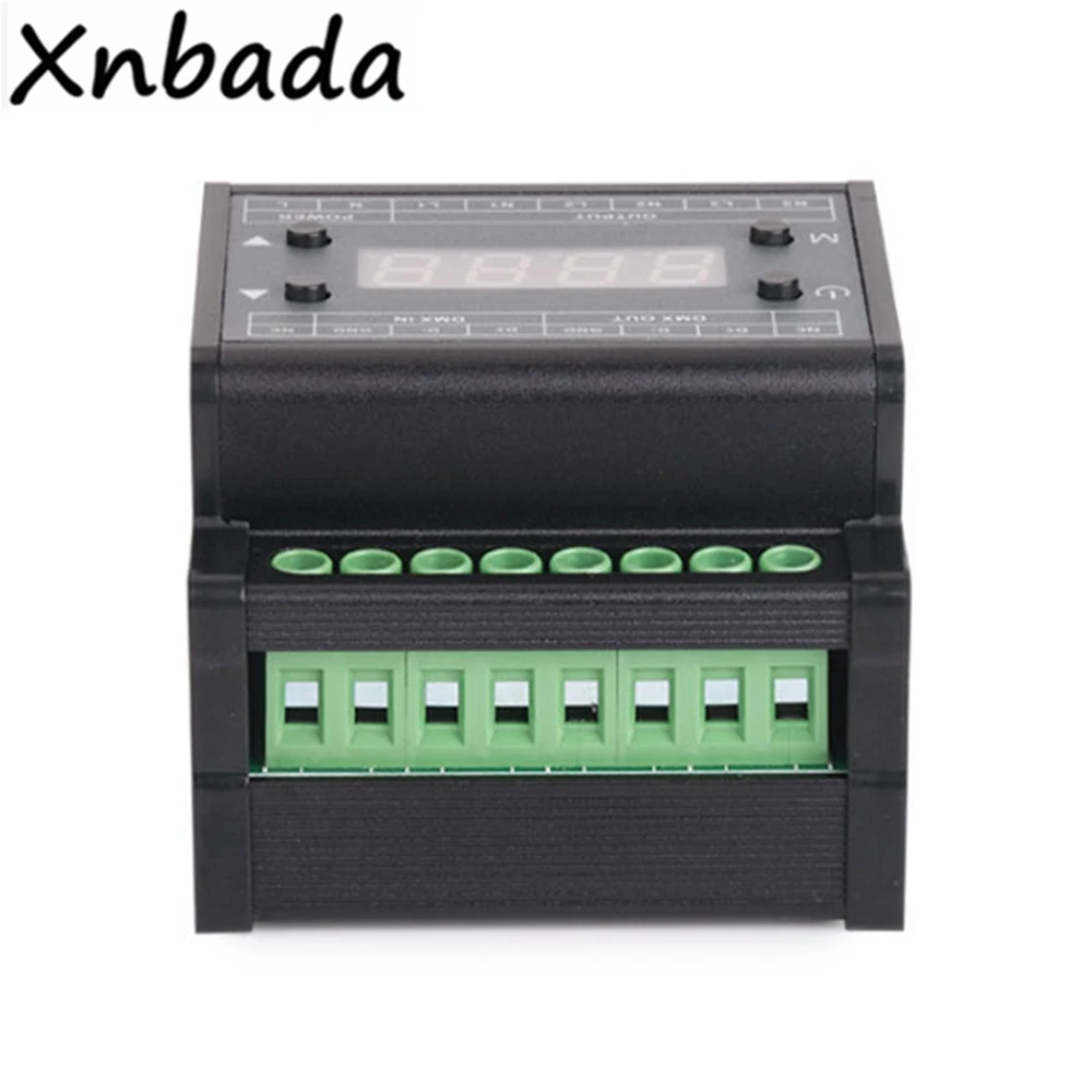 DMX302 Led DMX симисторный контроллер AC90V-240V выход 3 канала 1A/CH Высокое напряжение для светодиодные панели