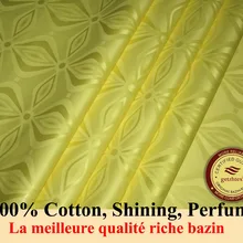 Высокое качество Базен Riche ткань похожая на Getzner морская парча мягкая хлопок 10 ярдов/шт Духи Австрийское качество