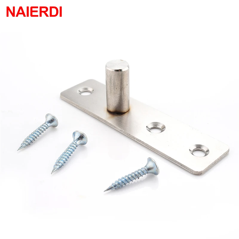 

NAIERDI 195x25mm Stainless Steel Hinges 360 Degree Pivot Hinge For Revolving Hidden Door Furniture Hardware