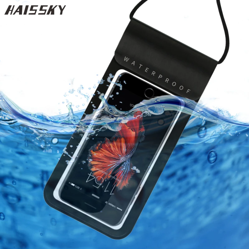 iphone 8 plus leather case Sealed Real Waterproof Case For iPhone 11 Pro XS Max X XR 6 7 8 Plus Samsung S20 S10 Note 10 Water Proof Phone Case Swimming Bag phone cases for iphone 7
