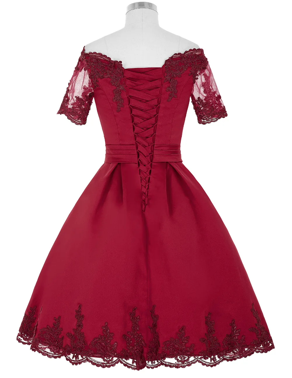 Elnorbridal настоящая фотография Vestido Curto De Festa Luxo по колено коктейльные платья вечерние бордовый платье для выпускного вечера Pageant