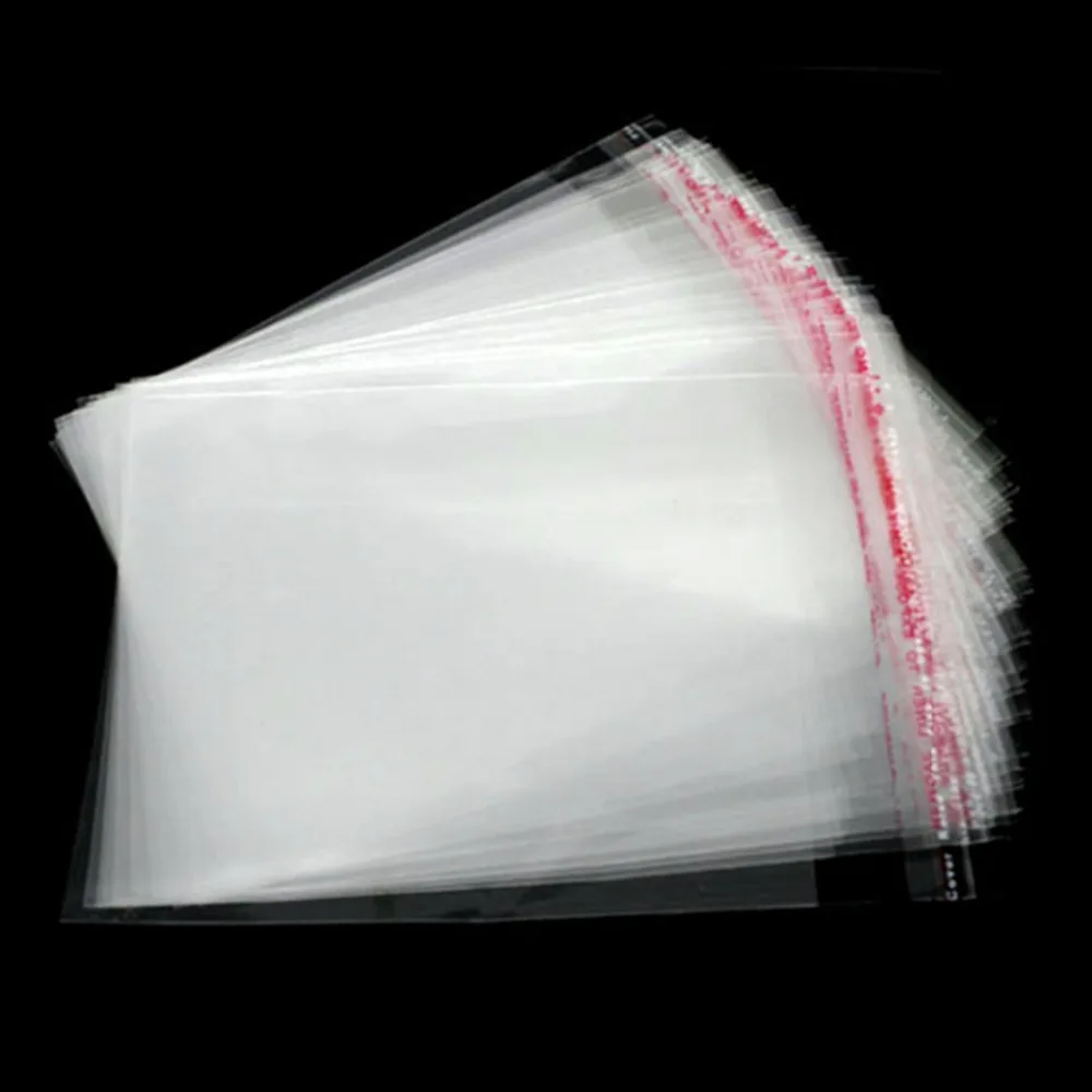 

Doreen Box hot- 200 Clear Self Adhesive Seal Plastic Bags 12x9cm (B07378)