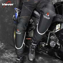 VEMAR Guard Ski Protective Gear Moto Autumn Winter Warm Cold-proof Windproof Kneep Motorcycle Knee Pads Knee Protector woolen windproof cold proof knee pad off white pair set