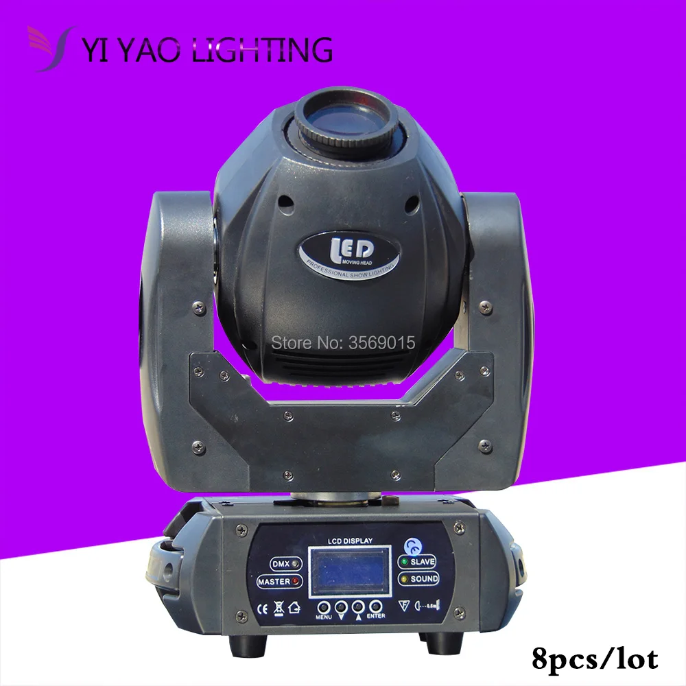

8pcs/lot 60W LED Moving Head Light 3 Face Prism Spot Light for DJ Stage