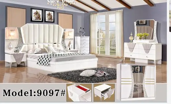 Foshan домашняя мебель, новая модель, комплект мебели для спальни, роскошная кровать с гардеробом, 5 шт. в комплекте