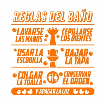 Etiqueta engomada de la pared del vinilo de la cita de las reglas del