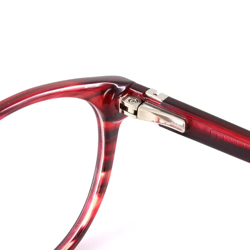 Gmei оптические бордовые ацетатные очки с полным ободом, оправы для очков по рецепту, очки для женских очков с пружинными петлями T8062