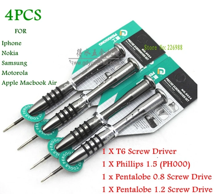 precision screwdriver Phillips1 5 Pentagon 0 8 Pentalobe 1 2 T6 CALL PHONES TOOLS FOR iphone