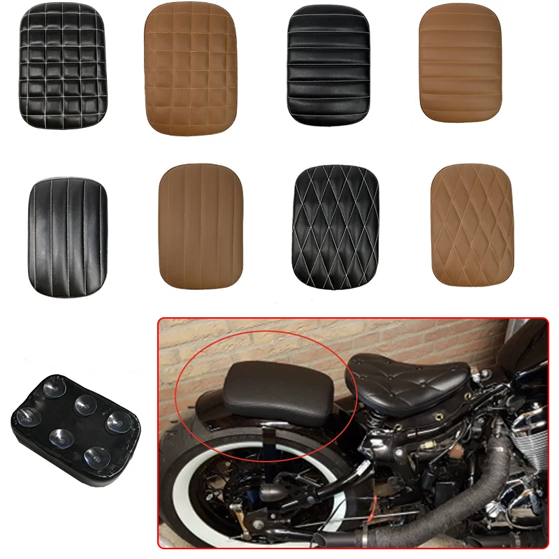 

Motorcycle Rear Passenger Cushion Cups Pillion Pad Suction Seat For Harley/ Dyna/ Sportster /Softail Touring XL 883