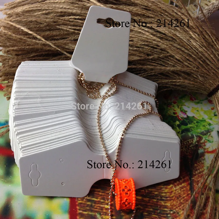 2015 New White Blank Paper Fashion Jewelry Display..