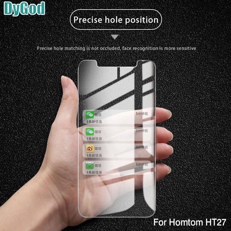 DyGod 5 дюймов для Homtom HT27 закаленная Защитная стеклянная пленка экрана Мобильные