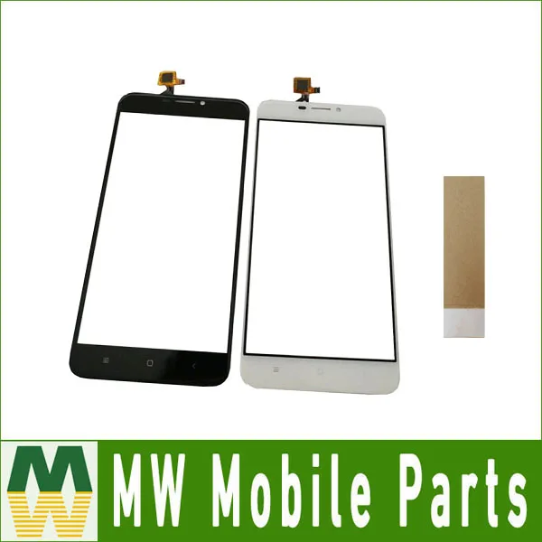 

1PC/ Lot High Quality 5.5" For Oukitel U20 plus Touch Screen Touch Plane Digitizer Black White Color with Tape