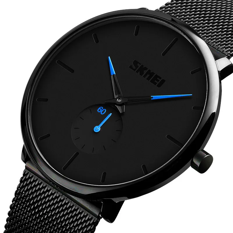 

Fashion Mens Watches Top Brand Luxury Quartz Watch Men Casual Slim Mesh Steel Waterproof Sport Watch Relogio Masculino