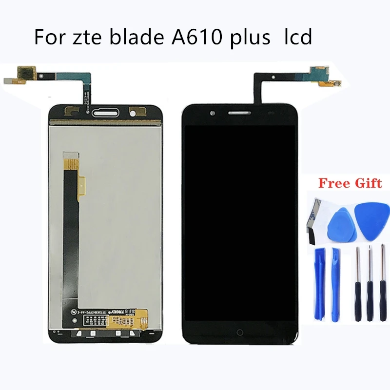 

Suitable for zte blade A610 plus A2 plus LCD display and touch screen 5.5 inch mobile phone accessories for zte blade BV0730