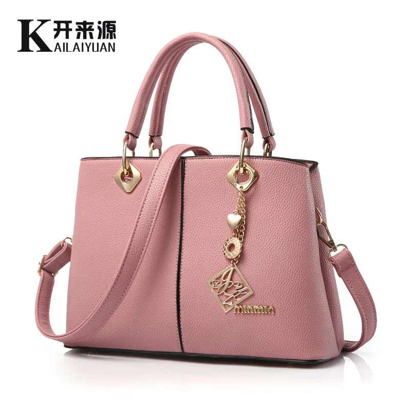 2016 New Arrival Women s Handbags PU Leather Women Tote Bag Fashion Shoulder Bags Casual Handbags