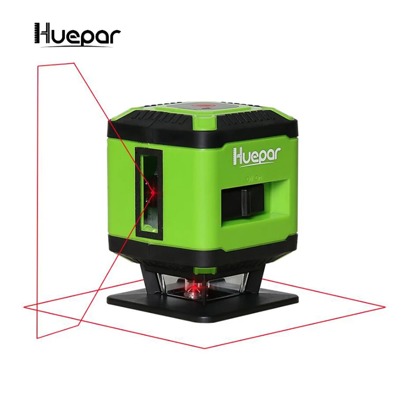 

Huepar Laser Level 5 Lines 360 Degrees Self Leveling Mini Portable Instrument Laser for FL360 RED BEAM