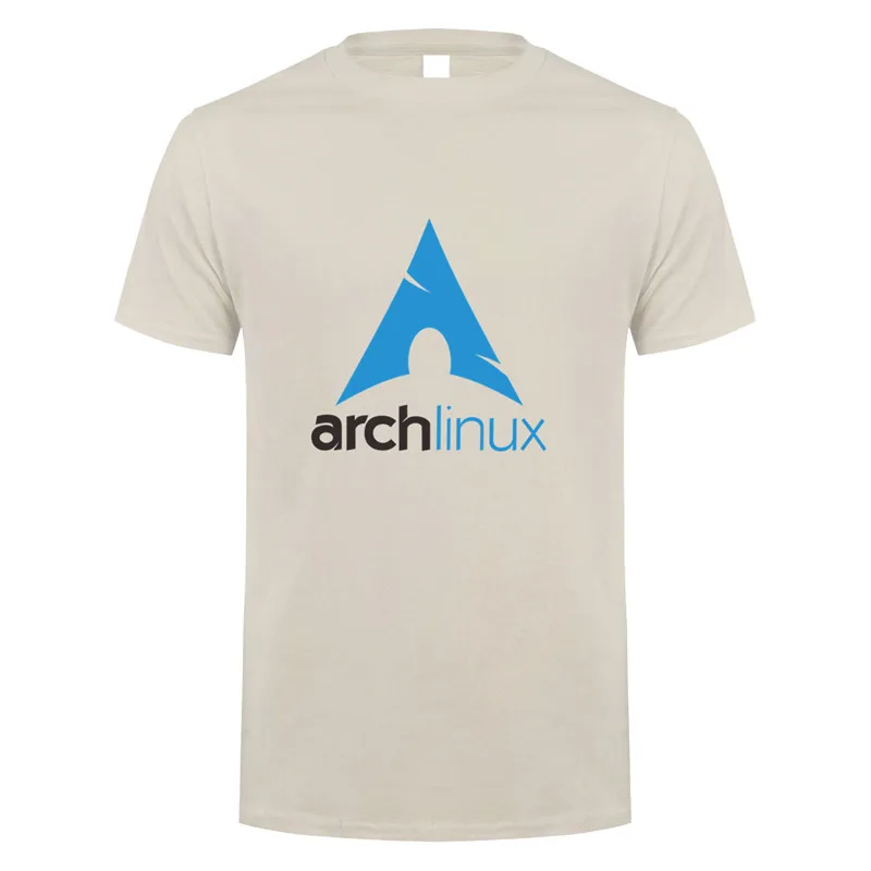 Arch Linux футболка Летняя футболка с короткими рукавами Linux Мужская футболка футболки LH-073