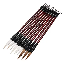 Китайская каллиграфия кисти набор ручек шерстяная кисть для письма волос традиционная кисть для китайской живописи пейзаж Живопись Кисть ручка