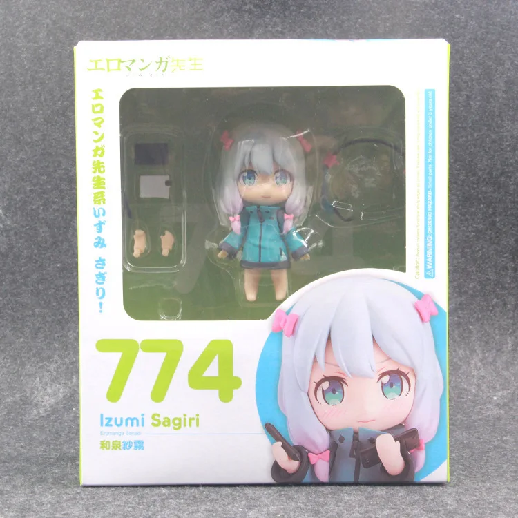 

10cm Nendoroid 774 Eromanga Sensei Izumi Sagiri Action figure Anime Doll PVC Collection Model Toy for friends gift