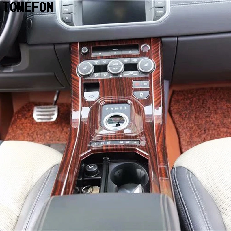 2 шт. передняя панель переключения передач из углеродного волокна для Range Rover Evoque