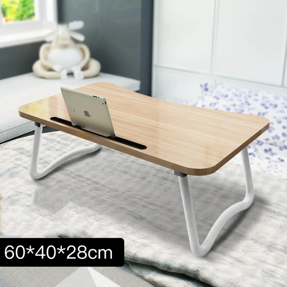 2018 Laptop Desk Adjustable Folding Laptop Notebook PC Desk Table Stand Portable Bed Tray ALL-5 60*40cm