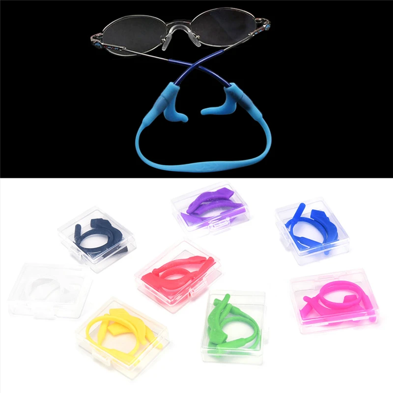 

1Pc Silicone Eyeglasses Glasses Sunglasses Strap Cord Holder For Kids Eyeglasses Holder Rope