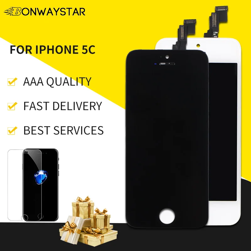 1 * pc Raisemeup AAA качественный ЖК дисплей для экрана iphone 5C сенсорный емкостный
