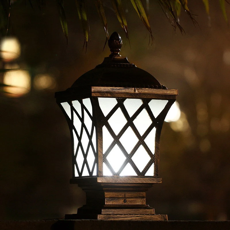 

Solar 24LED Aluminum Body Fence Post Cap Fence Garden Light solar spot luminaria solar energy luz garden lantern led decoration