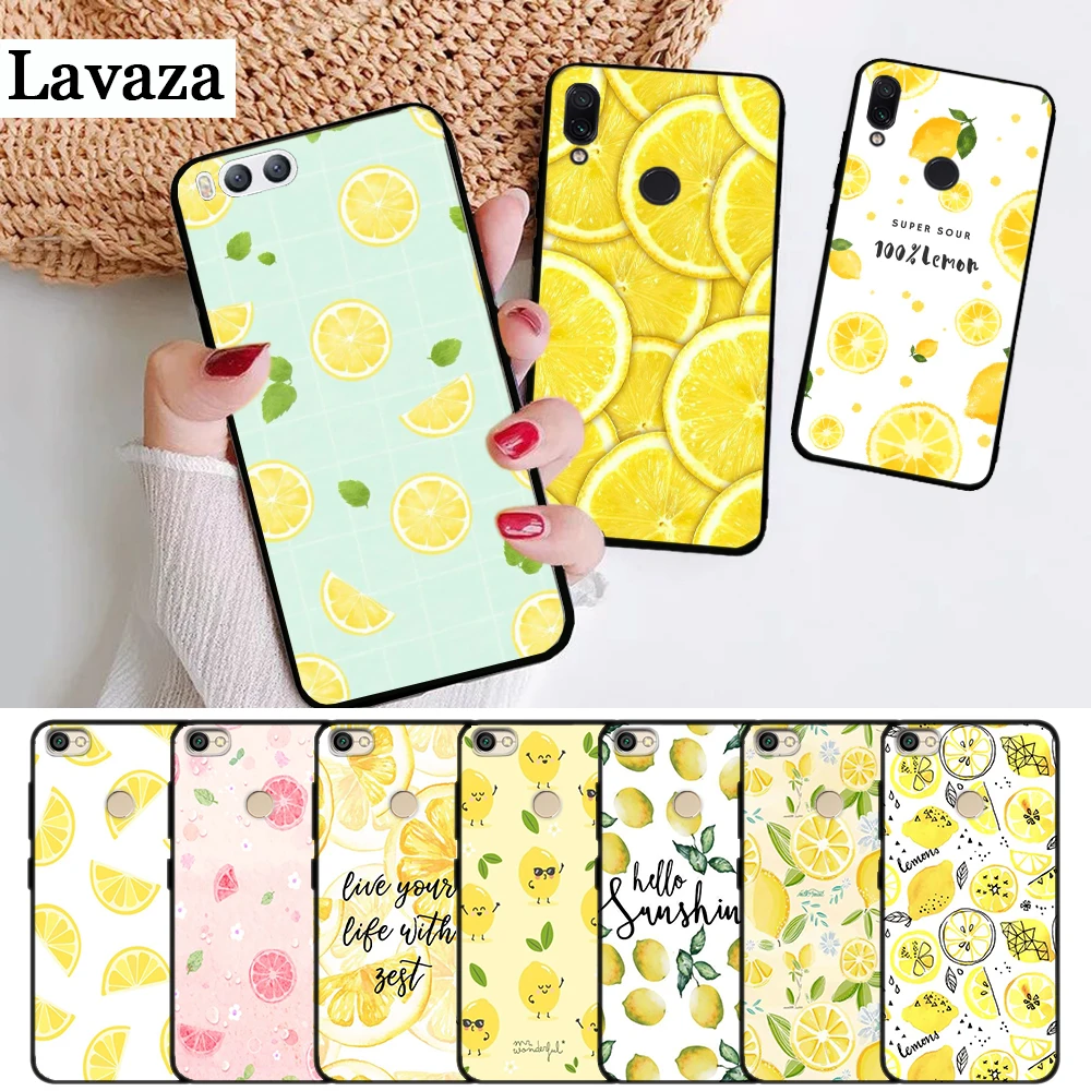 

Lavaza 3D Relief Watermelon Lemon Silicone Case for Xiaomi Redmi 4A 4X 5A 5 Plus S2 6 6A 7A K20 Note 4 7 Pro Prime Go