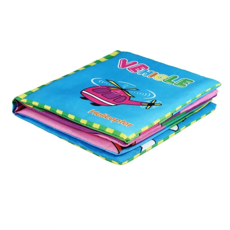 

New Soft Cloth Baby Intelligence Development Learn Picture Cognize Book dropship Y818