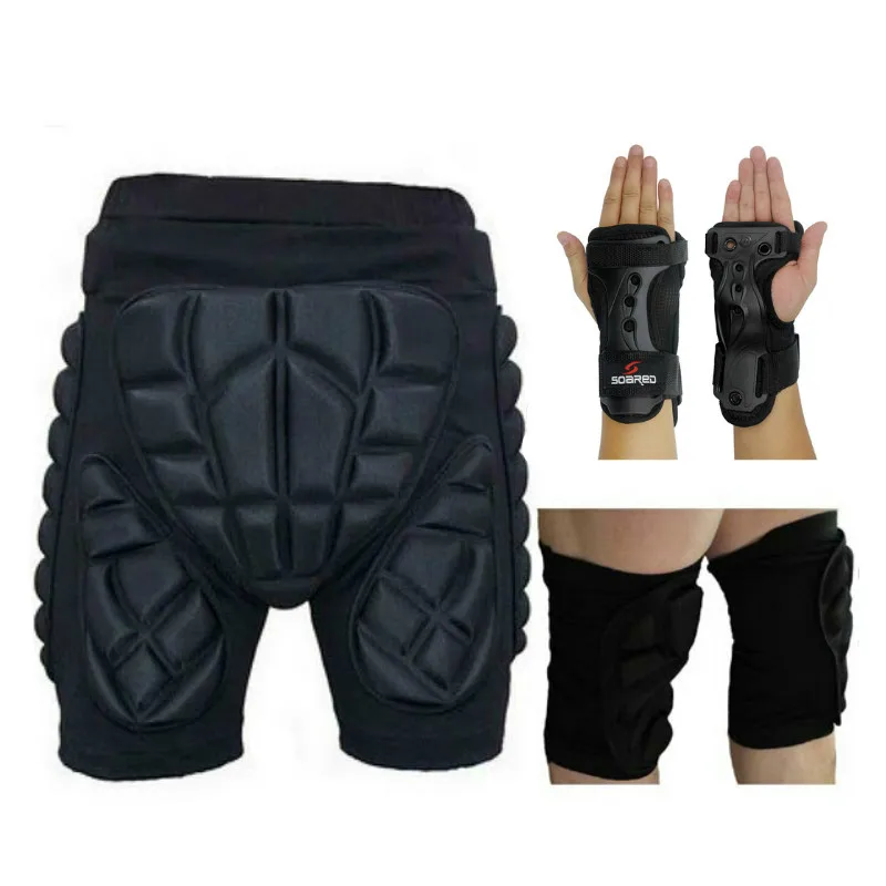 Outdoor Sports Protective Hip Pad Knee Pads Wrist Palm Support Roller Skating Snowboard Skiing Impact Extreme Sport Protection