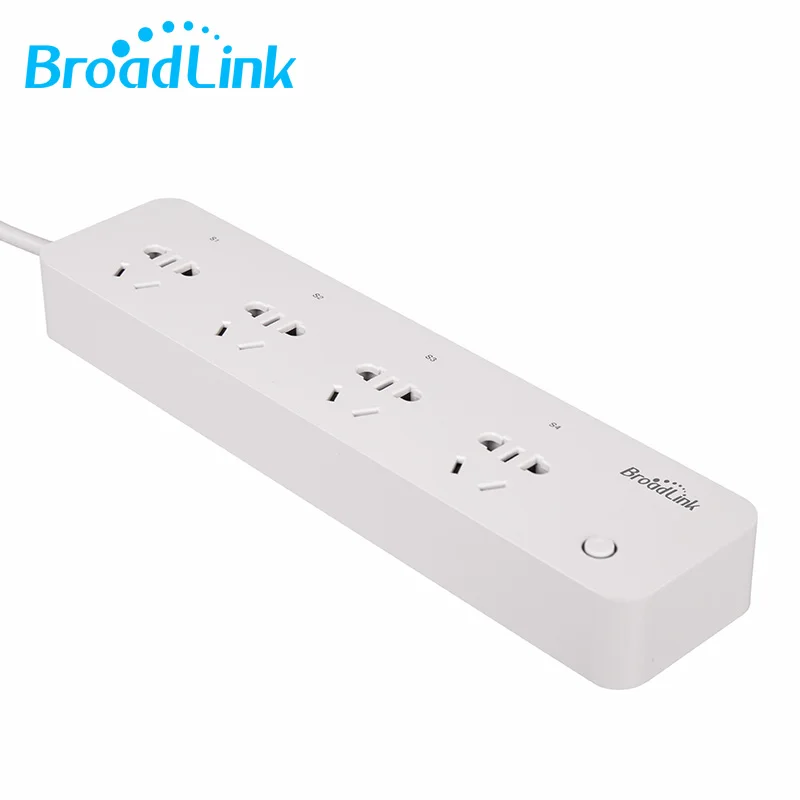

OriginalBroadlink MP1 Smart Power Strip 10A WIFI Remote Control Separately 4-Outlet Timing Power Socket Plug for Home Automation