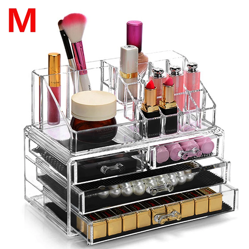 M Acrylic Lipsticks Organizers Clear Makeup Organizer Transparent