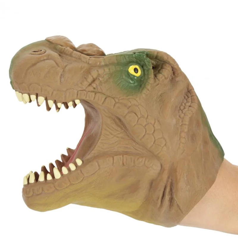Умный аналоговый 3D Динозавр ручной кукольный мягкий резиновый динозавр юркского периода тираннозавр динозавр ручная кукольная Игрушка реквизит