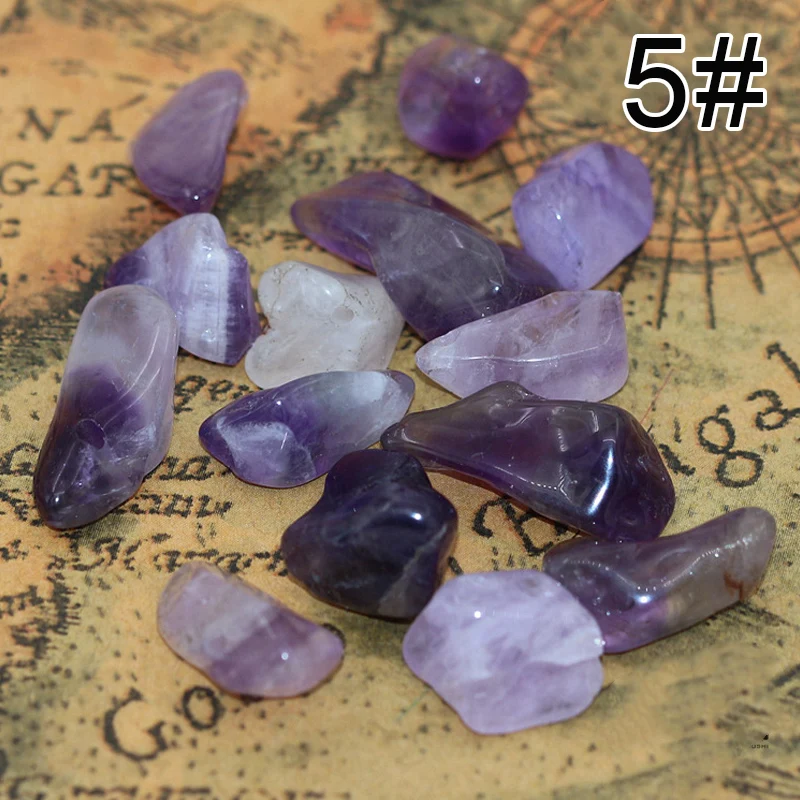 LNRRABC аксессуары для ожерелья Классическая неправильная форма свободные бусины с большим природным камнем гравий для самостоятельного изготовления ювелирных изделий браслет - Цвет: Purple