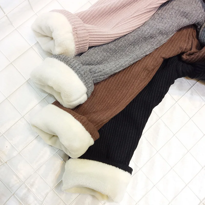 BibiCola/штаны для девочек; зимние модные детские хлопковые теплые леггинсы; детская спортивная одежда; штаны; Одежда для девочек