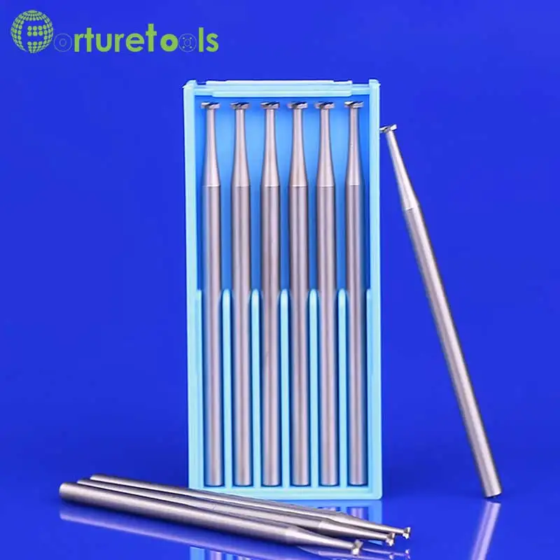 Type F Dental needle woodworking milling bit wood carving hand tools for jewelry stone bone Dia 1.0~2.3mm Shank dia 2.35mm MT022 Type F Dental needle woodworking milling bit wood carving hand tools for jewelry stone bone Dia 1.0~2.3mm Shank dia 2.35mm MT022