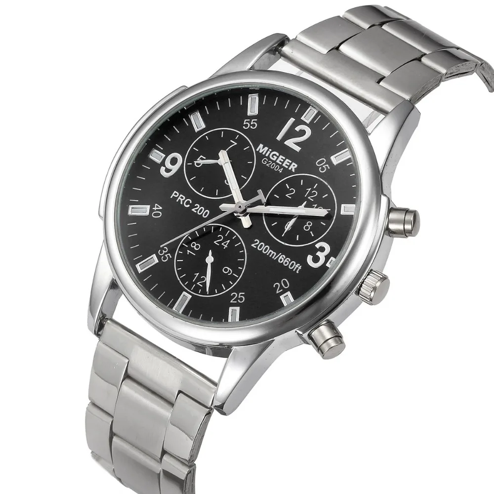 

Men's Stainless Steel Sports Watches Fashion Wrist Watch Men Watch Top Brand Luxury Men's Watch Clock Montre Homme Reloj Hombre