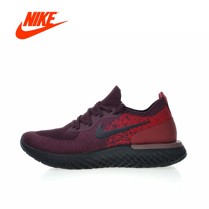 Original New Arrival Authentic NIKE Epic React Flyknit Mens Running Shoes Sneakers Breathable Sport Outdoor Good Quality