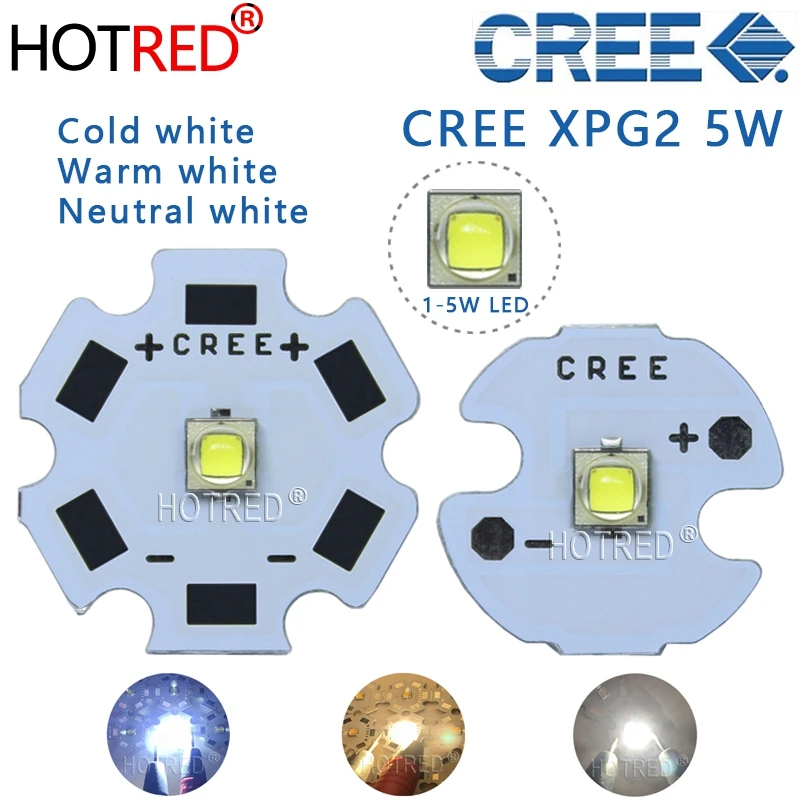 Светодиодный диодный излучатель Cree XPG2 10 шт. 1 5 Вт холодный белый светодиод 6000 6500K с