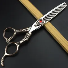 SHARONDS 440 стальные ножницы Профессиональные Парикмахерские ножницы для Парикмахерские филировочные ножницы для волос 6 дюймов