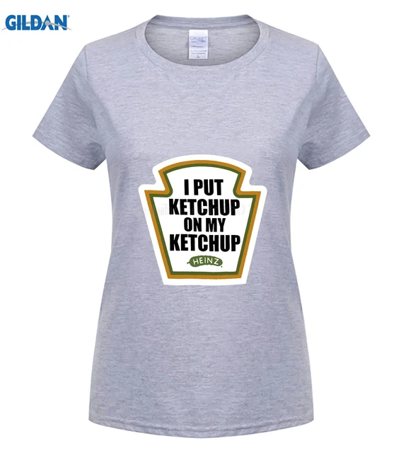 Heinz Ketchup Mens T Shirt I Put Ketchup on My Ketchup Logo Image white