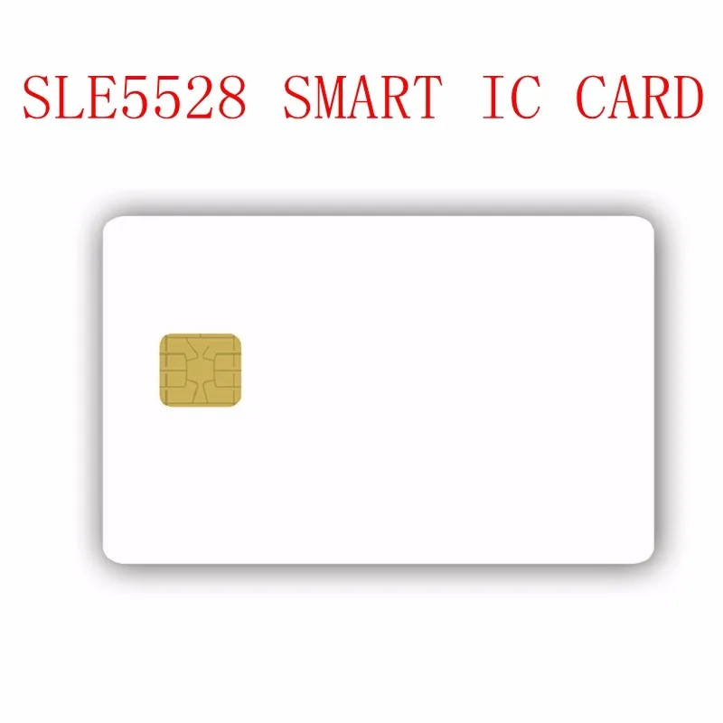 Packs of 10 Cards SLE5528 SLE4428 White Smart Cards 