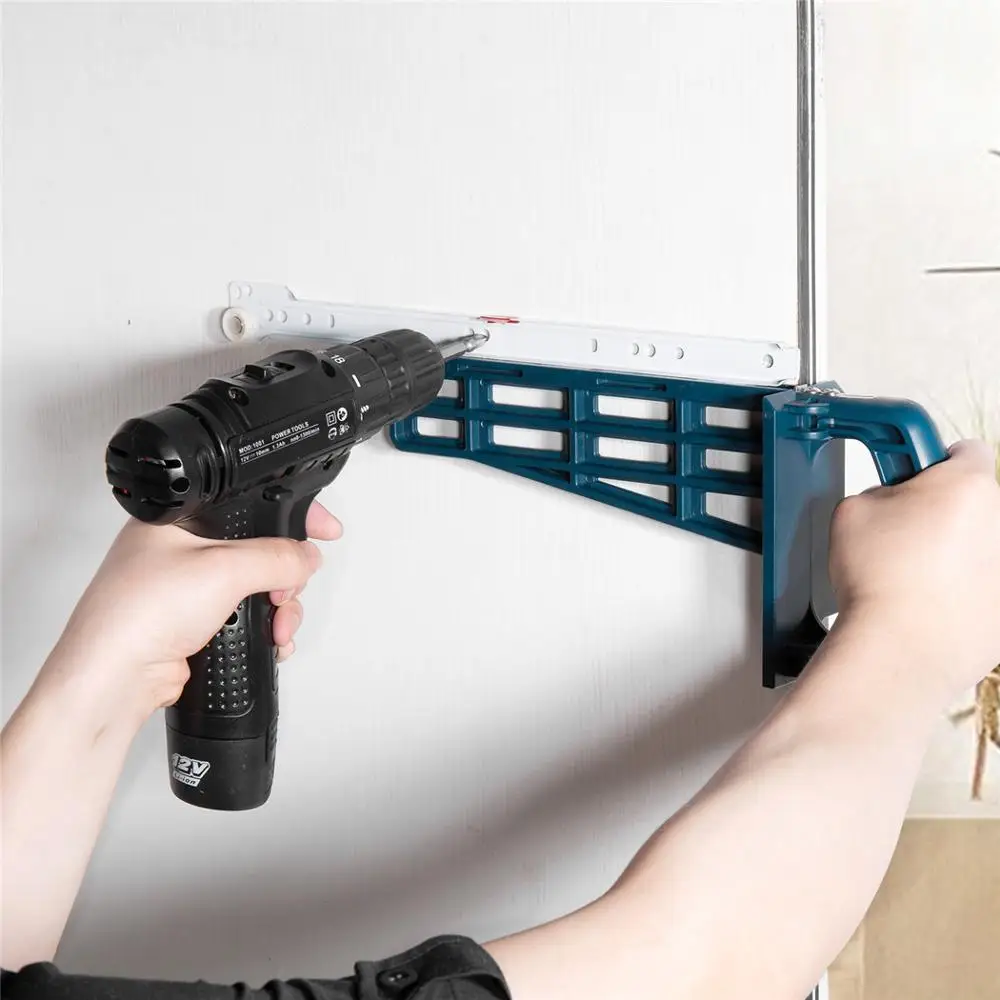 

Drawer Track Slide Installation Hand Tool Jig Auxiliary Positioning Holder Drawer Jig Mounting Cabinet Hardware Woodworking Tool