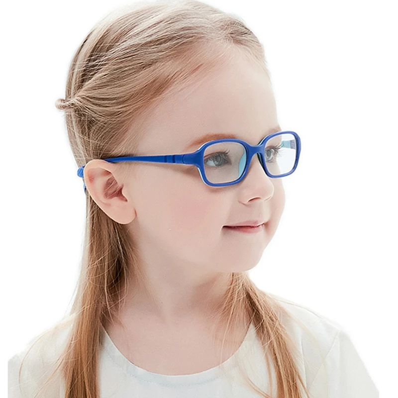 Beste Kirka Flexibele Kids Brillen Frame TR90 Kinderen Bril Onbreekbaar Veilig Licht Jongens Meisjes Optische Glazen Frame Kids Bril