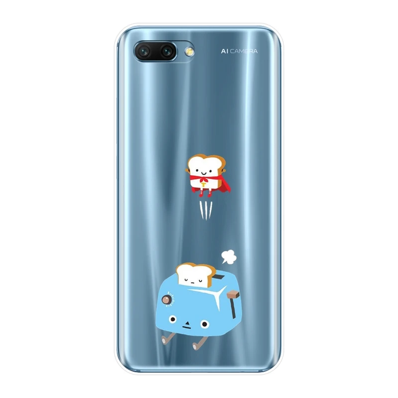 Задняя крышка для Huawei Honor 7 8 9 10 Lite мягкий силиконовый чехол с изображением авокадо