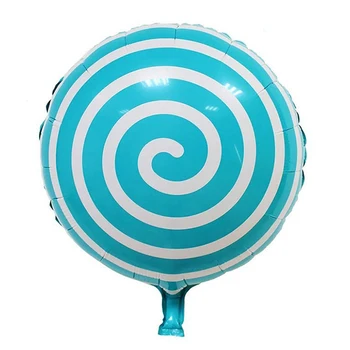 

5pcs/lot 18inch Foil balloons Birthday party wedding decoration(blue lollipop)45*45cm