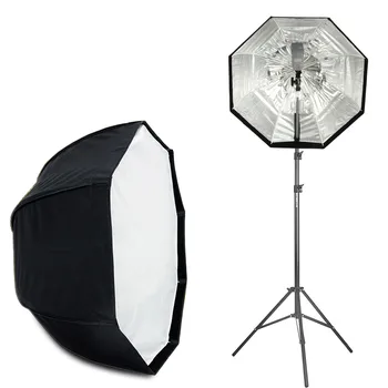 

Viltrox 120cm/80cm Octagon Umbrella Flash Softbox Studio Reflector/2M Light Stand/Flash Bracket for Camera Photo Speedlite